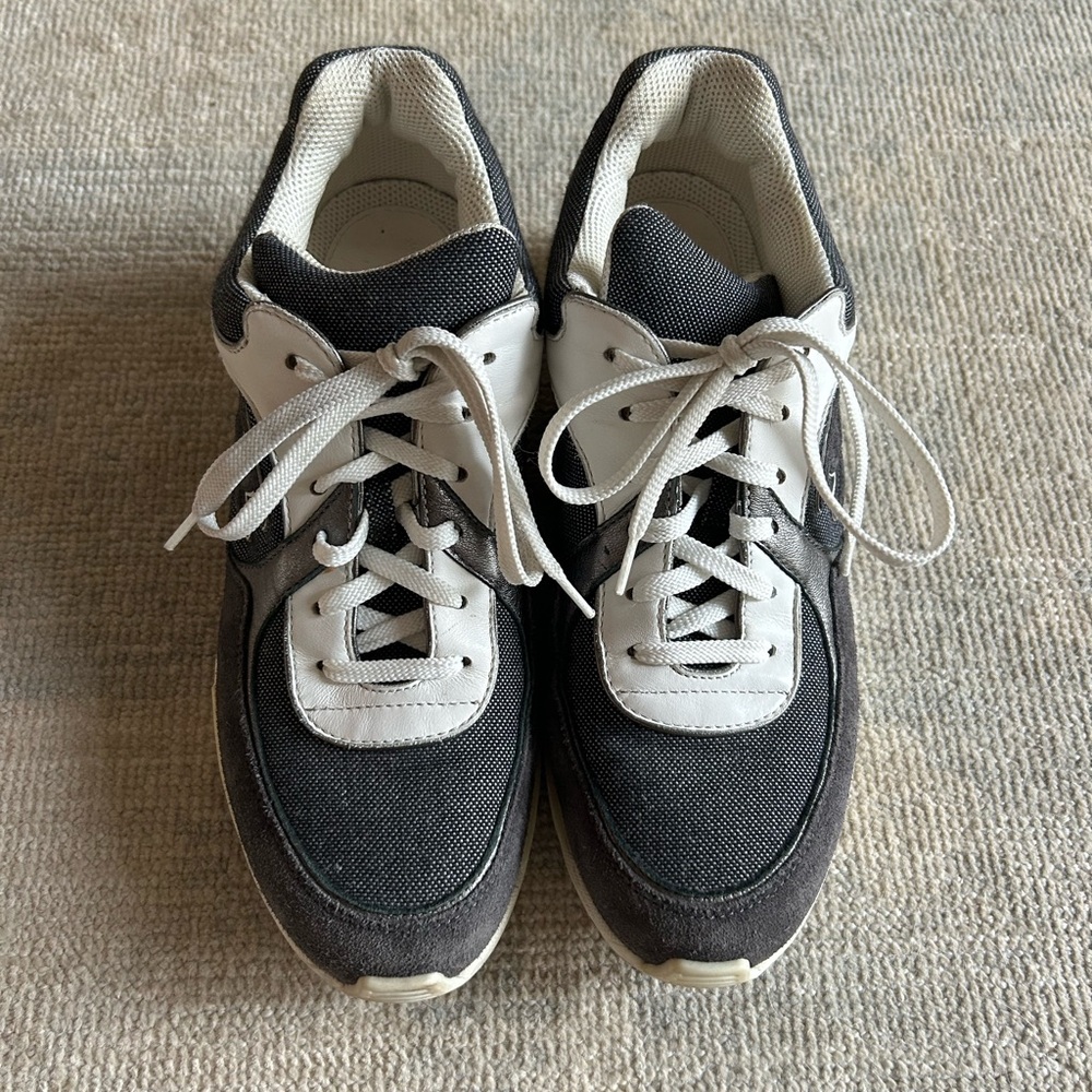 CHANEL Black and White Athletic Sneakers - Picture 7 of 8